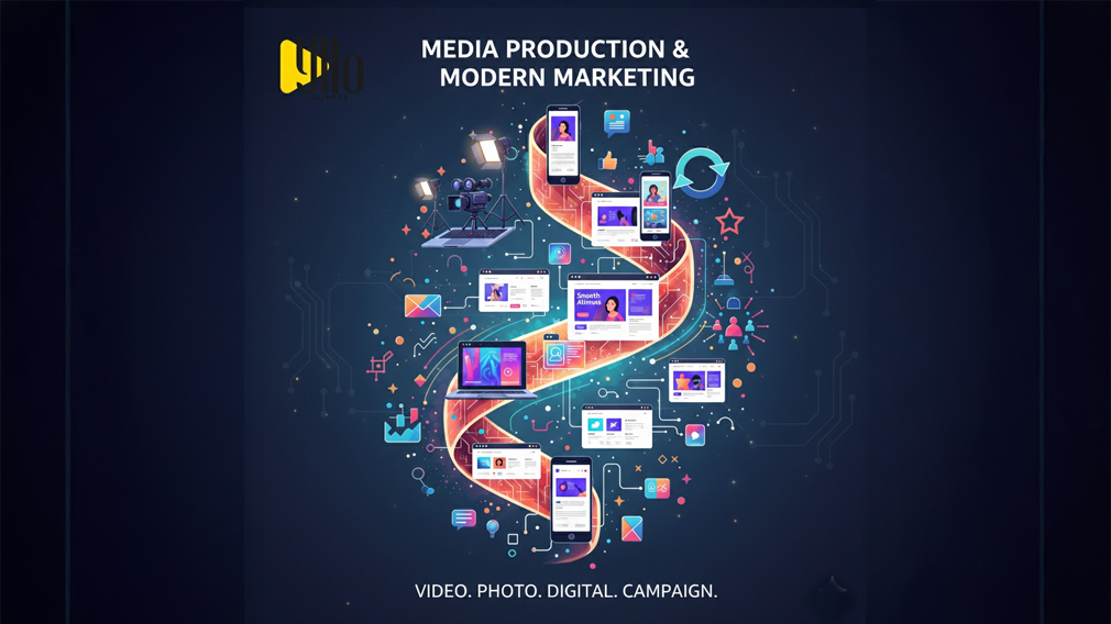 Creative media production scene Video content editing workflow